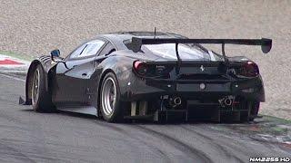 Ferrari 488 GT3 in Action @ Track - WORST Sounding Ferrari Racer Ever?