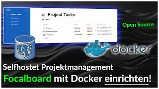 ️ Focalboard für Projektplanung installieren  Docker Compose + PostgreSQL Setup ️