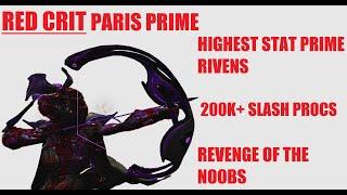 Warframe Paris Prime 2020 Riven Build/Gameplay How TO Red Crit l Warframe Deadlock Protocol