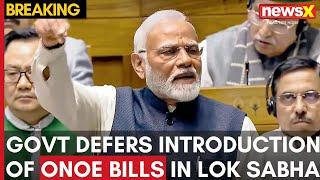 Will the Government Table ONOP Bills in the House Today? | NewsX