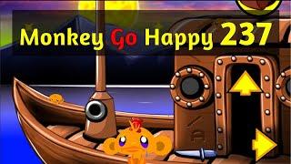 Monkey GO Happy Stage 237 - 4K - Walkthrough -  a PencilKids Game