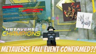 ROBLOX METAVERSE FALL HUNT CONFIRMED?!? (Roblox Event News/Leaks)