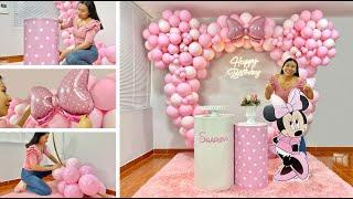 Como hacer un Arco de Globos –  Decoración Minnie Mouse 