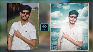 sea background change photo edit in Photoshop - Biswajit editz / Photoshop tutorial