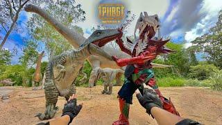 PARKOUR VS DINOSAUR! - PUBG MOBILE!