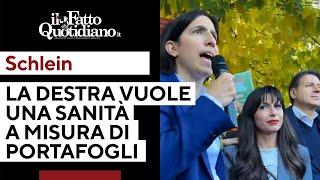 Schlein: "La destra vuole una sanità a misura di portafogli del cittadino. Storie agghiaccianti"