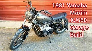 Yamaha Maxim cafe racer build. Timelapse XJ650 Xj750