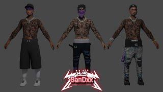 [SHARE] MOD SKINPACK GENGSTER MEXICAN FULL TATTO || GTA SA || GTA SAMP