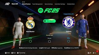 EA Sports FC 25 - Real Madrid Vs Chelsea I Full Gameplay I Legendary Difficulty (PS5)