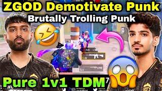 ZGOD Vs Punk Pure 1v1 TDM ZGOD Demotivate Punk & Full Trolling 