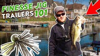 TOP 5 Finesse Jig Trailers with BassinBill! | Bass Fishing Tips