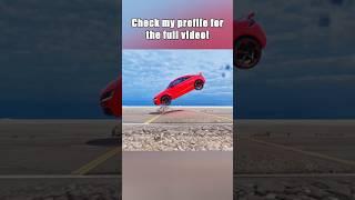 CAN THIS SPORTS CAR SURVIVE THE MOST BRUTAL SPEED BUMPS EVER?"  #shorts #beamngdrive #cargames