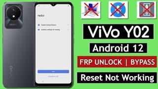 Vivo Y02 FRP BYPASS ! Vivo Y02 Google Account Bypass Without Pc | Frp Unlock