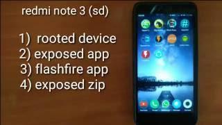 install Xposed Framework for Redmi Note 3 without twrp recovery