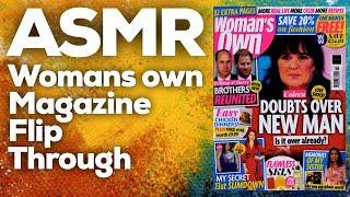 ASMR Womans own magazine flip through, StevenAntonyASMR