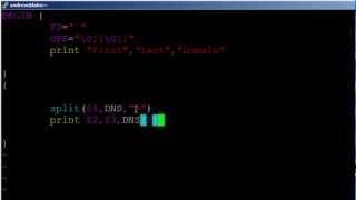 Learning Linux Lesson 30 Using AWK and split to extract data