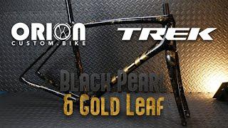 CUSTOM PAINT | Trek Emonda SLR | How to paint a bike with black pearl paint and gold leaf