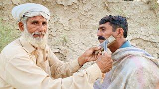 ASMR The Straight Razor Old Style Shaving But Barber is 100 Year Old![ASMR Abi]