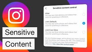 How to Turn On/Off Sensitive Content on Instagram (2022)