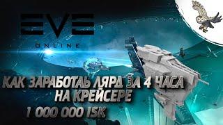 КАК ЗАРАБОАТТЬ 1 000 000 000 миллиард (ISK) ЗА 4 ЧАСА НА КРЕЙСЕРЕ в EVE ONLINE/ ИВ Онлайн