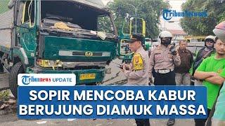 Sopir Truk Diamuk Massa seusai Tabrak Belasan Kendaraan di Tangerang, Kini Dirawat di RS