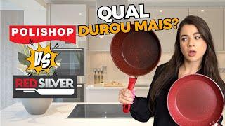 RED SILVER x POLISHOP? Qual a melhor PANELA ANTIADERENTE? Teste Atualizado APÓS DOIS ANOS DE USO!