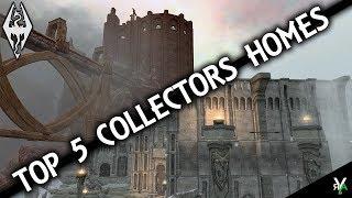 TOP 5 COLLECTORS HOMES- Xbox Modded Skyrim Mod Showcase