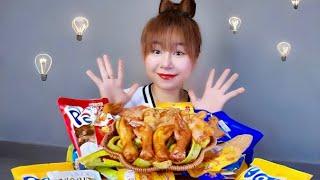 ASMR CHICKEN FEET EATING SOUNDS LINH-ASMR