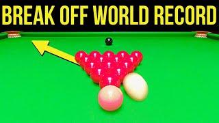 Snooker Break Off World Record Attempt