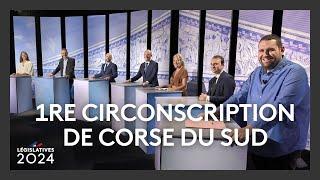 27 Juin 2024 : Débat de la  1re circonscription de Corse du Sud.