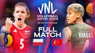 Poland  Vs Türkiye  - Quarter Finals | 2024 VNL - Full Match