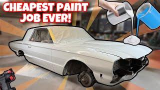 $20 DOLLAR PAINT JOB! CAN YOU MIX CHEAP USED TRACTOR PAINT TO MAKE A CUSTOM COLOR? BUDGET PAINTING!
