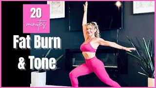20 min Fat Burning Workout for TOTAL BEGINNERS | No Equipment Needed!