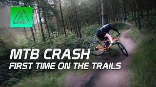 MTB Crash - First time on the trails