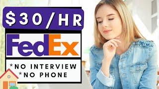 Fedex is Hiring Remote! No Interview No Phone Work From Home Jobs 2024