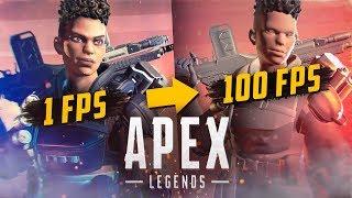 ОЧЕНЬ НИЗКАЯ ГРАФИКА В APEX LEGENDS НА СЛАБОМ ПК + 100 FPS!