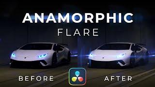 How to Add Anamorphic Flare in Davinci Resolve