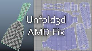 Quick fix to use Unfold3d with AMD CPUs