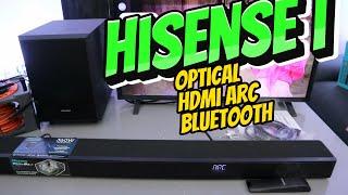 How To Install HISENSE Soundbar HISENSE AX3120G To TV | Optical, HDMI ARC,  Bluetooth