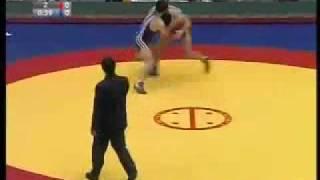 Ossetian Wrestler Soslan Tigiev vs David Akhalmosulishvili