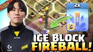 NAVI Klaus goes CRAZY with new ICEBLOCK FIREBALL Spell Clash of Clans