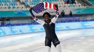 Erin Jackson wins gold, becomes 1st Black woman to win speedskating medal at Winter Olympics