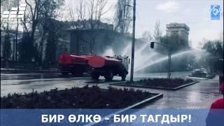 Дезинфекция улиц столицы