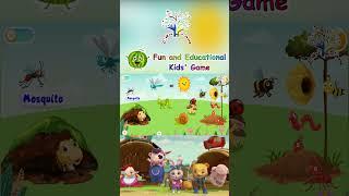 Beetles and Chirping Crickets Insect Sounds | Kids Nursery Rhymes | EduFam ~ #animalsoundssong