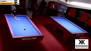 Czech National Championship Cadre 52/2 - SF - Miroslav ANDREJOVSKÝ  vs  Radovan HÁJEK
