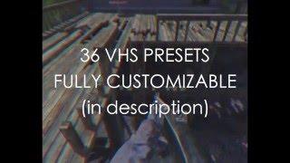 FCPX HUGE VHS PRESETS PACK