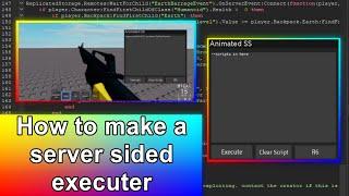 How To Make A Server Sided Executer Roblox Studio October 2021(Easy)