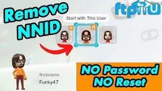 Remove NNID Account without Password on Wii U (FTPiiU Guide)