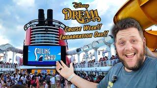 DISNEY CRUISE WEEK!! | EMBARKATION DAY, ROOM TOUR | DISNEY DREAM DAY 1