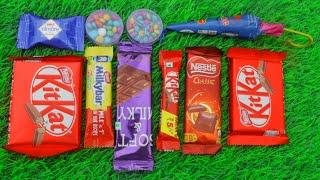 So many lot's of candies | satisfying mixing candy, dairy milk and kit kat chocolate video |